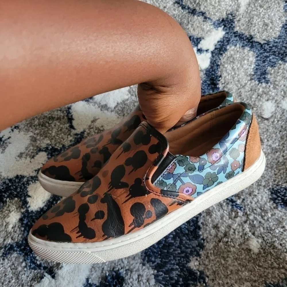 Coach wildbeast napa slip on sneakers brown/mist